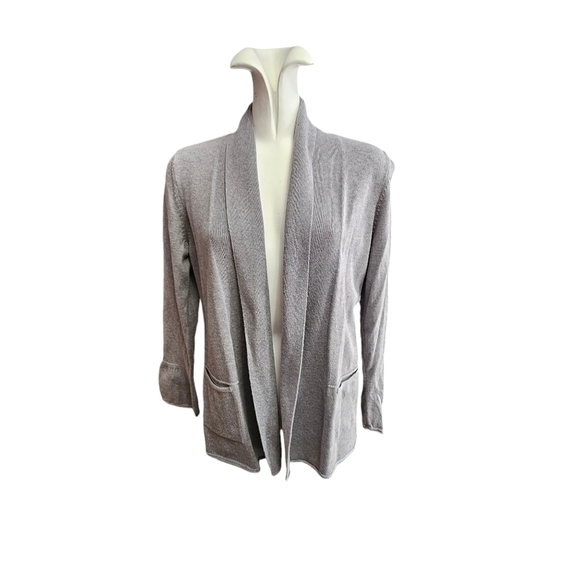 Olsen cardigan, grey, soft, size small - Picture 2 of 9